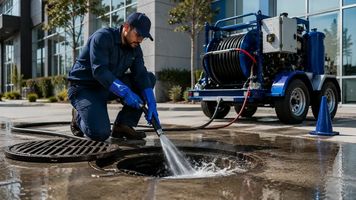 Commercial Hydro Jet Drain Cleaning in Gardena