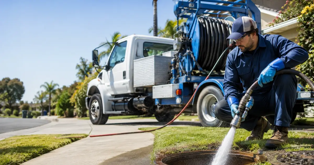 Hydro jet sewer cleaning Gardena