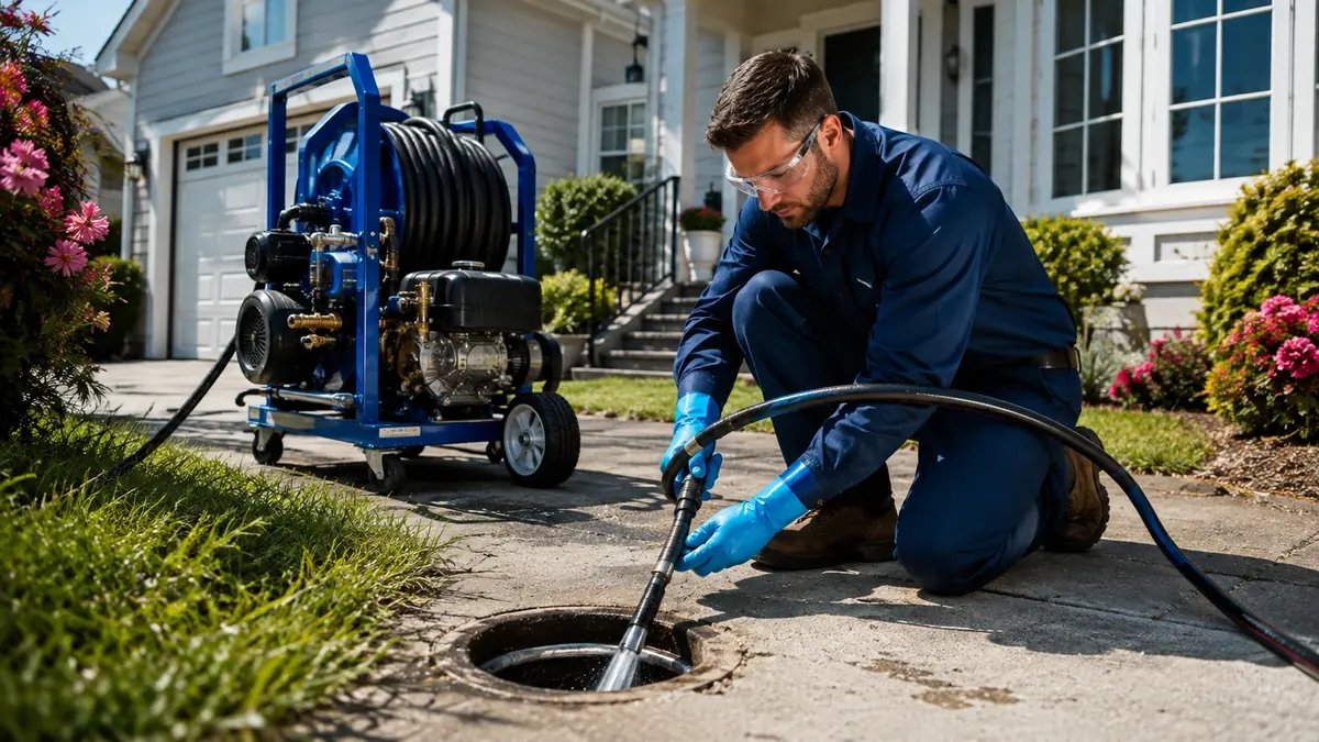 Residential Hydro Jet Drain Cleaning in Gardena