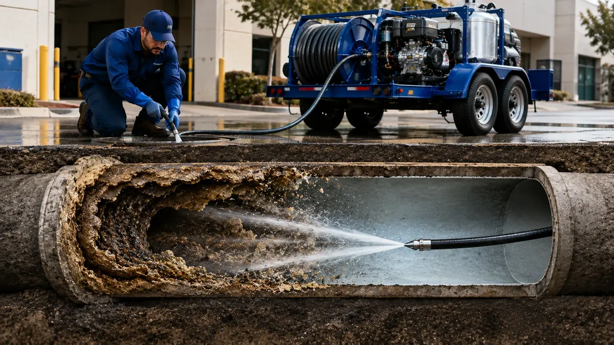 Sewer Pipe Descaling in Gardena